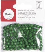 Image du produit Rayher Perles en bois FSC 100%, polies, ø 6 mm, vert mai