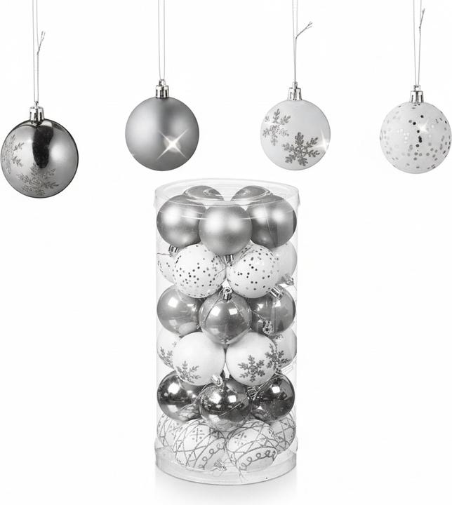Produktbild Relaxdays Weihnachtskugeln-Set (30x)
