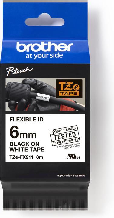 Produktbild Brother Tze-Fx211 (0.60 cm, Schwarz)