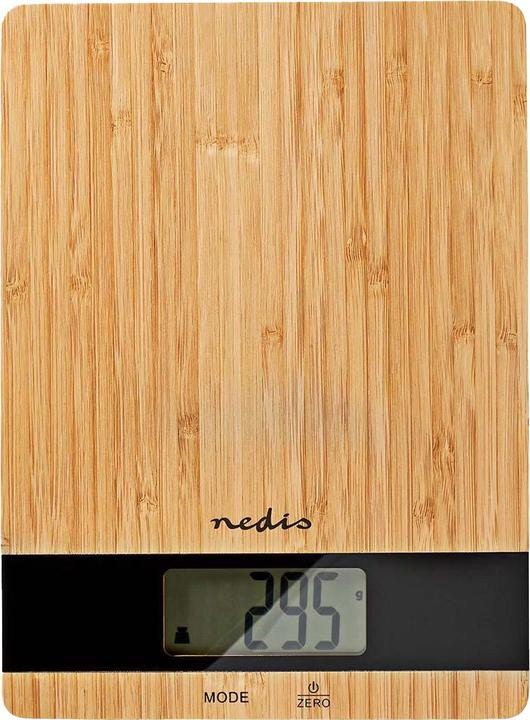 Actual product image Nedis Kitchen Scales Digital Wood/Plastic Wood Wood