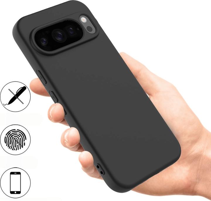 Actual product image Cover-Discount Google Pixel 10 / 10 Pro - Silikon Gummi Hülle mit Riemen (Google Pixel 10 Pro, Google Pixel 10)
