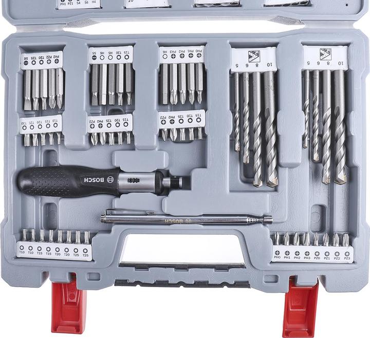 Produktbild Bosch Professional Zubehör 105-tlg. Premium X-Line Bohrer- und Schrauber-Set (6 mm, 10 mm, 7 mm, 3 mm, 5 mm, 8 mm, 9 mm, 4 mm)
