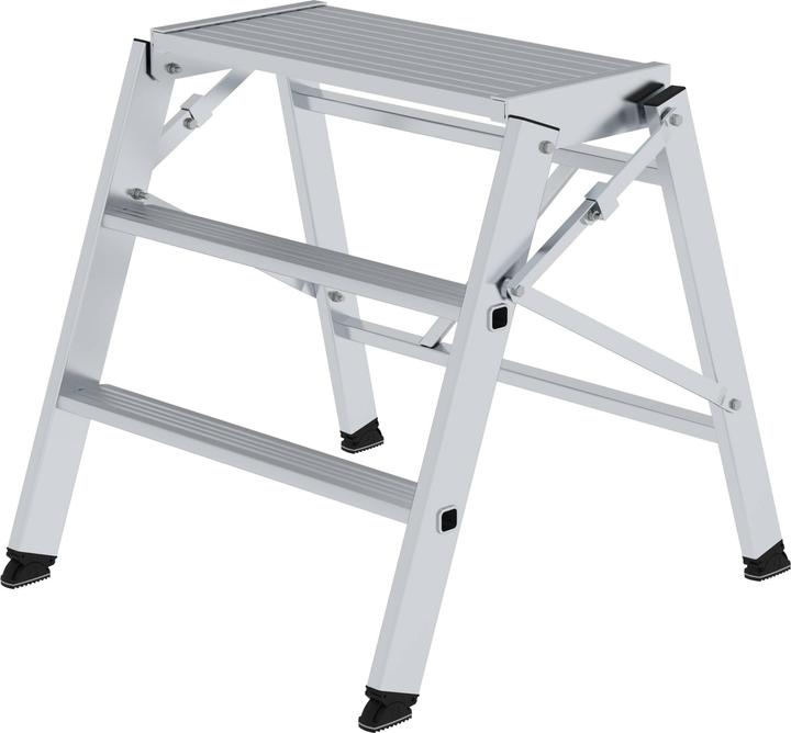 Produktbild Munk Klapppodest einseitig begehbar 2 Stufen + Plattform (Klapptritt, 80 cm)