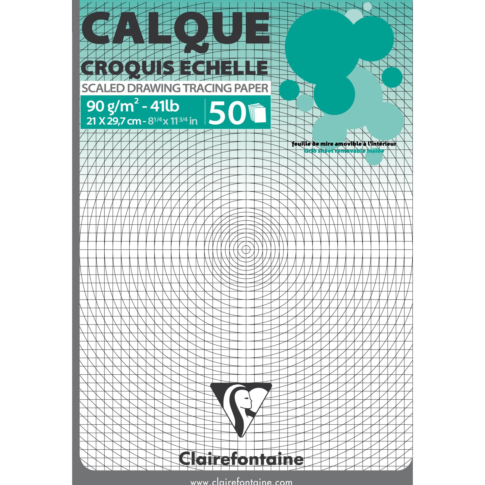Clairefontaine, Bastelpapier, Technisches Zeichen (90 g/m², 1 x)