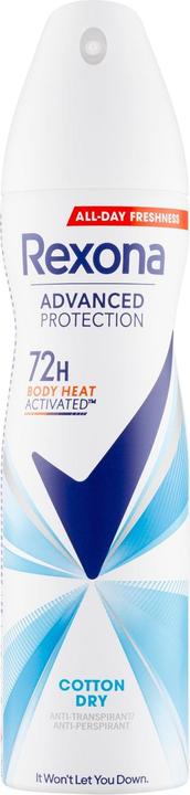 Image du produit Rexona Advanced Protection Cotton Dry Antiperspirant Spray 150ml (Spray, 150 ml)