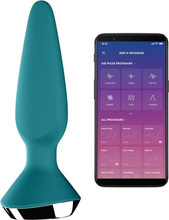 Produktbild Satisfyer Plug-ilicious 1 Plug Vibrator - Petrol