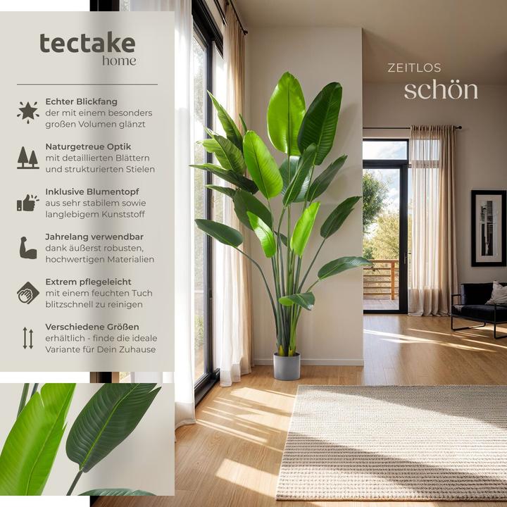 Produktbild tectake Paradiesvogelbaum Tropic (180 cm)