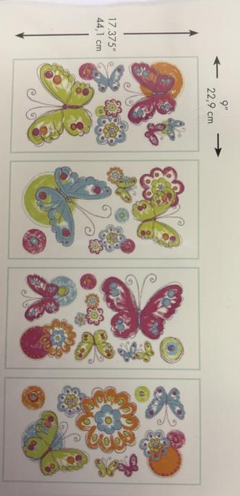 Actual product image Roommates RM - Butterflies