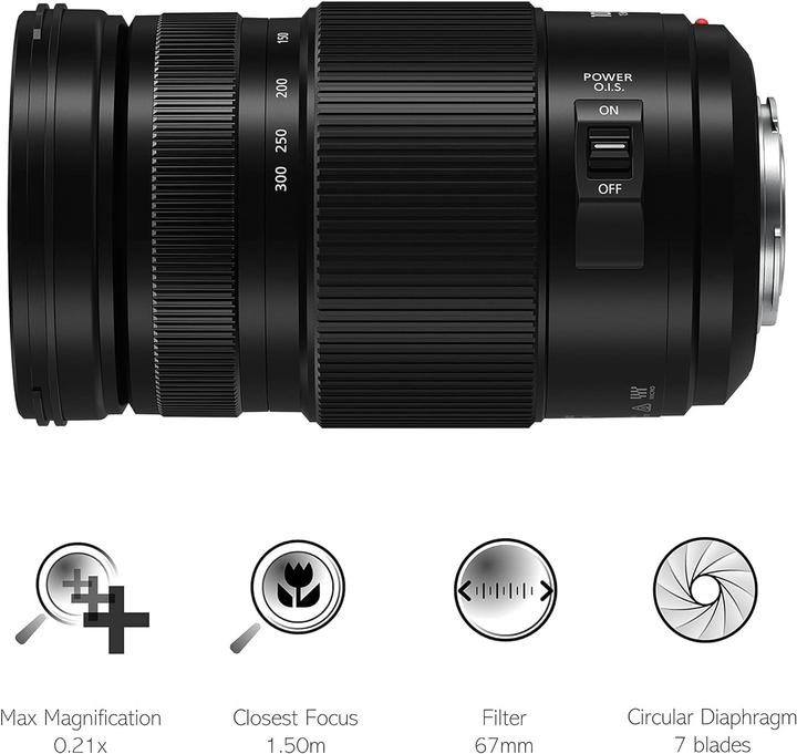 Produktbild Panasonic Lumix G Vario 100-300mm F4.0-5.6 II (Micro Four Thirds, Micro Four Thirds)