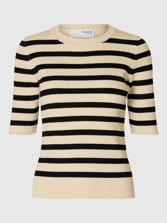 Produktbild Selected Femme Rippstrick Strickoberteil (XL)