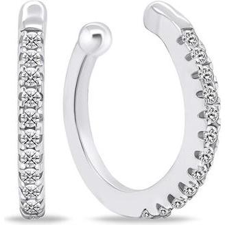 Brilio, Ohrringe, Silver - Trendy silver earrings with clear zircons EA694W