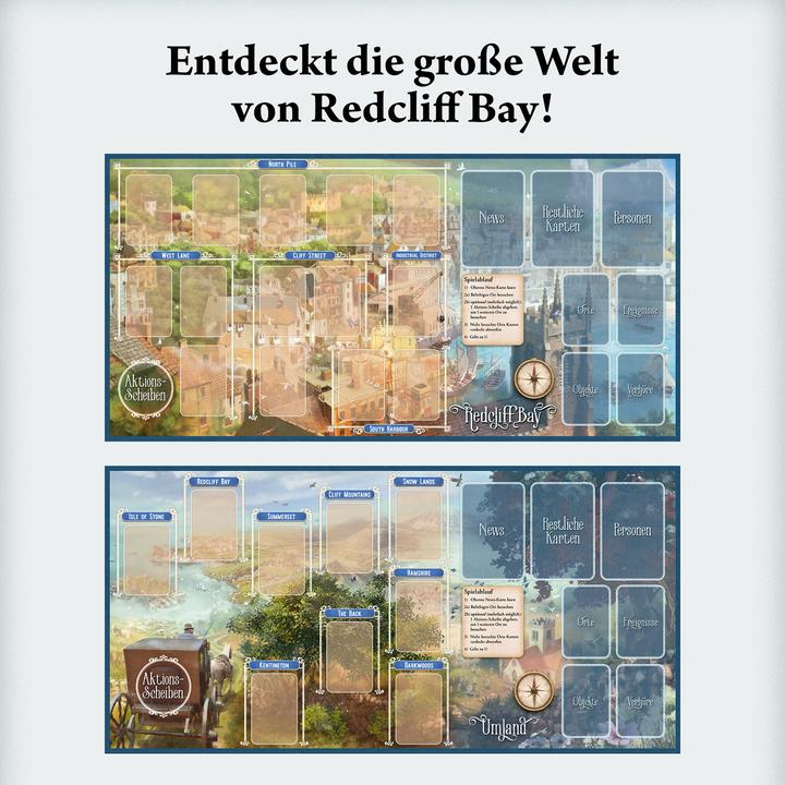 Produktbild Kosmos Redcliff Bay Mysteries, d (Deutsch, 1 - 5 Spieler)