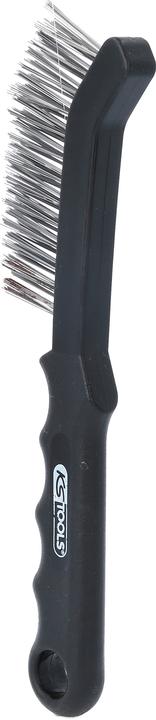 Actual product image KS Tools Steel wire brake saddle brush, 2-row, straight