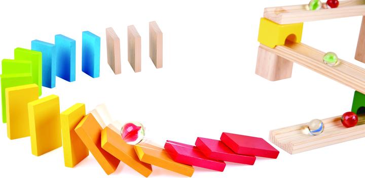 Immagine prodotto Hape Corsa veloce di biglie con domino
