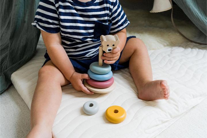 Actual product image Kindsgut Stacking Toy Tower Bear