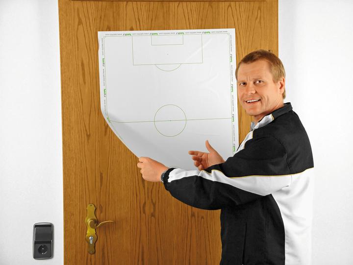 Actual product image Taktifol elasticated tactics board, football