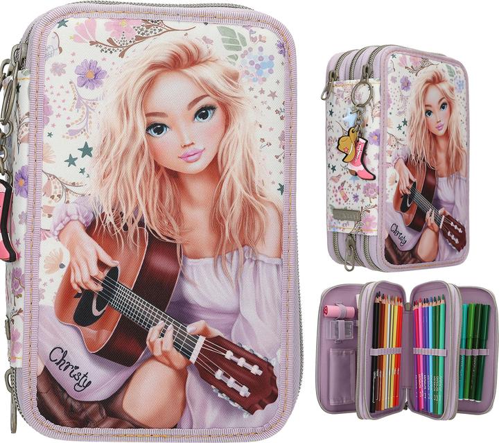 Actual product image Depesche TOPModel 3-Fach Federtasche COWGIRL