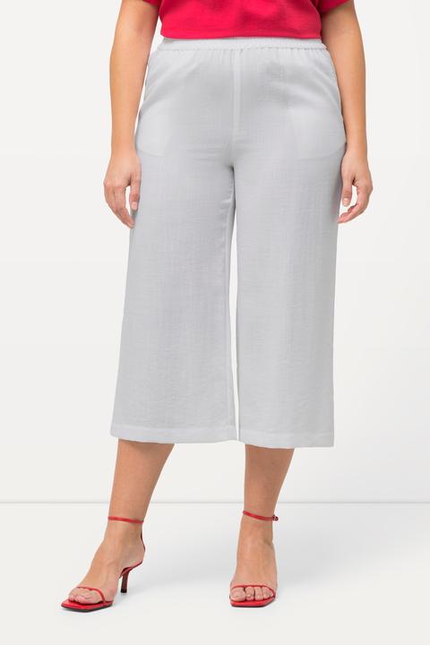 Immagine prodotto Ulla Popken Culottes con taglio della gamba ampio e lungo fino al polpaccio e cintura elastica (64)