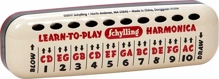 Actual product image Schylling Learn To Play Harmonica