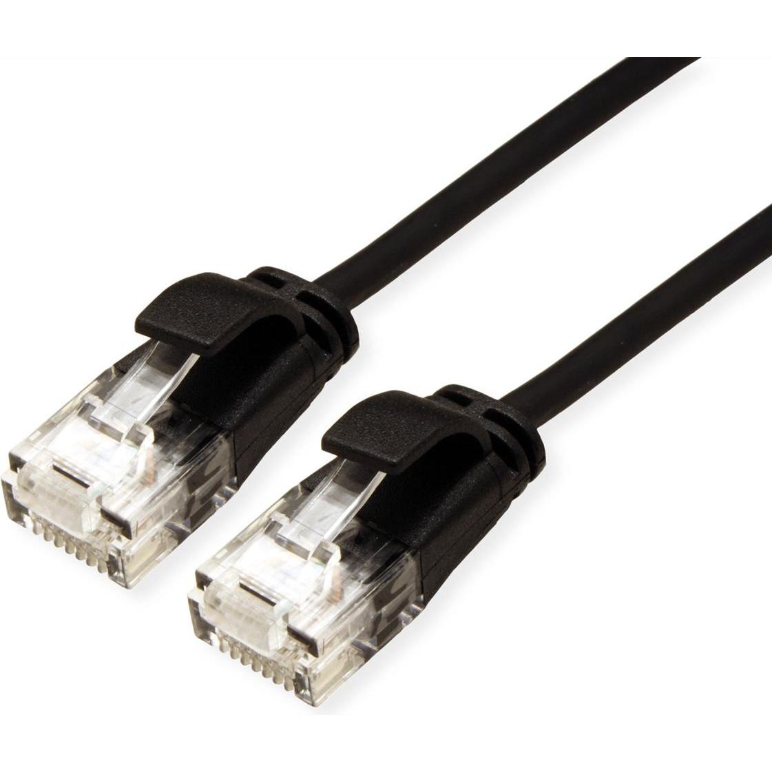 Roline UTP Patchkabel Kat.6A (Class EA), LSOH, slim (U/UTP, CAT6a, 1 m), Netzwerkkabel