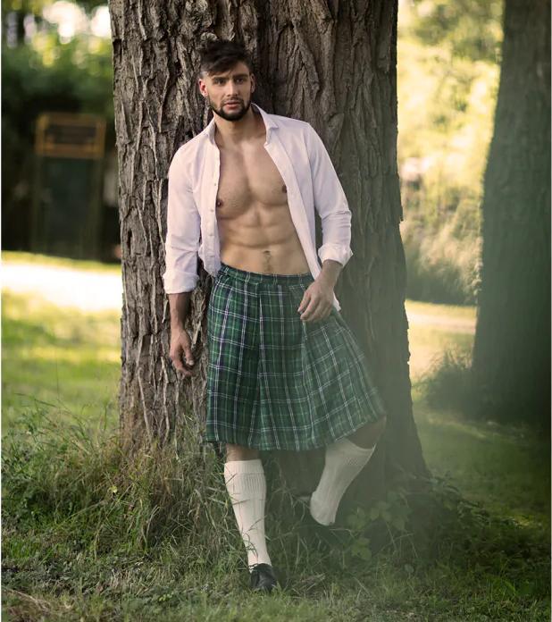 Immagine prodotto Boland Tartan Skirt : Kilt da uomo (Taglia unica)