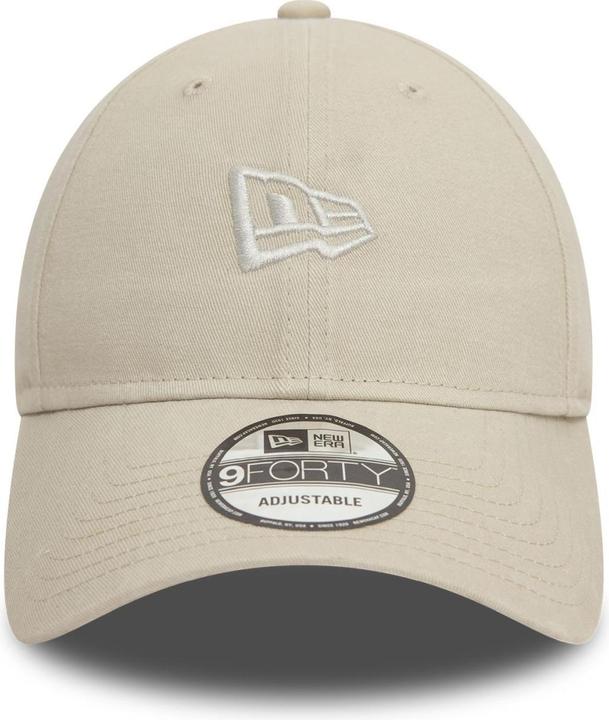 Actual product image New Era 9Forty Strapback Cap - NE BRAND FLAG stone beige