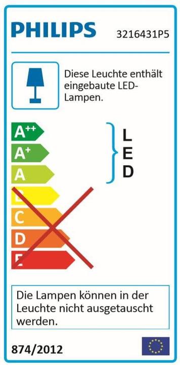 Energie-Label Philips Hue Aurelle Basis (2200 lm)