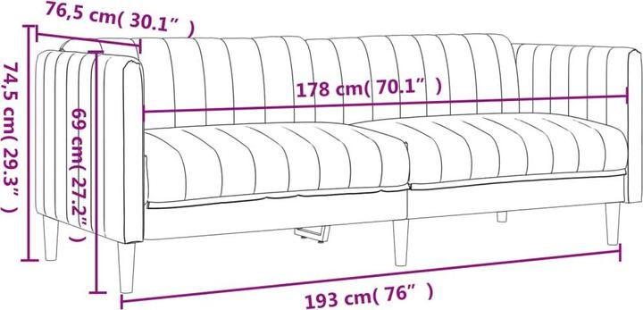 Actual product image vidaXL Sofagarnitur (Upholstery set)