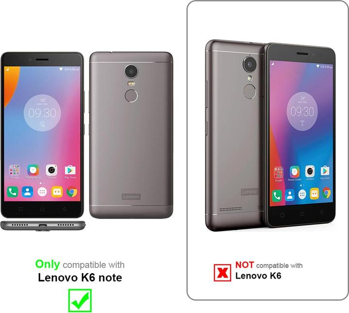 Image du produit Cadorabo Couverture look jeans Book (Lenovo K6 Note)