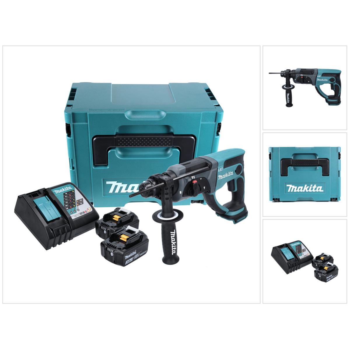 Makita, Bohrmaschine + Akkuschrauber, DHR 202 RFJ (Akkubetrieb)