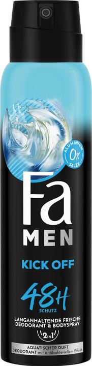 Produktbild Fa Deo Spray Men Kick-Off 150 ml (Spray, 150 ml)