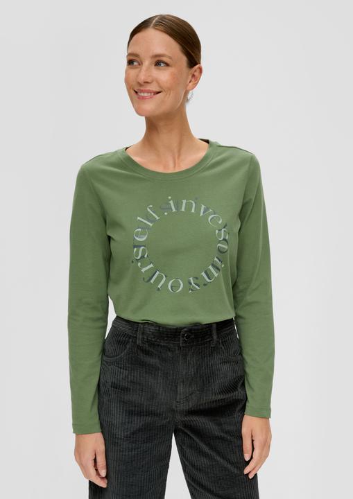 Produktbild s.Oliver T-Shirt Longsleeve mit Statement-Print (40)
