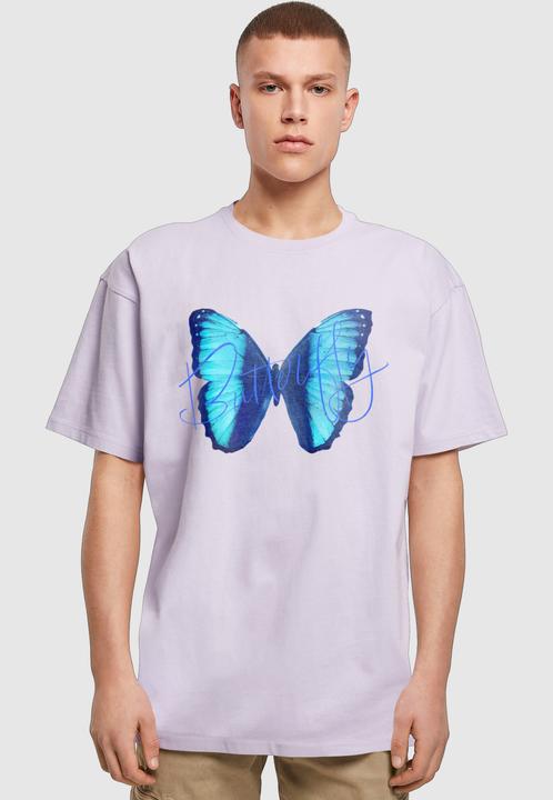 Produktbild Merchcode Butterfly Blue Heavy Oversized Tee - 117559 (M)