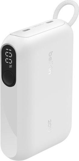 Immagine prodotto Belkin Powerbank mit Display 20W 10.000mAh USB-C weiss BPB027hqWH (10000 mAh, 20 W)