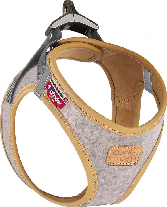 Actual product image Curli Vest dog harness Alpine Clasp light grey M (M, Dog, General)