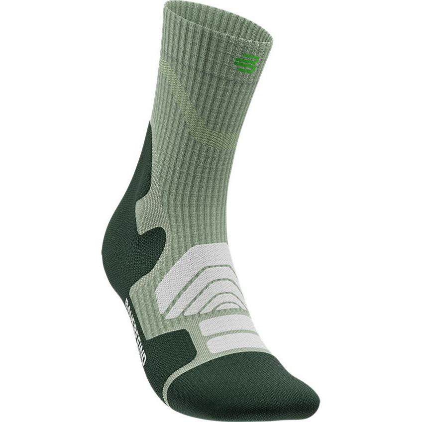 Thumbnail - Bauerfeind, Damen, Sportsocken, Outdoor Merino Mid Cut Socks Women (35 - 38), Grün
