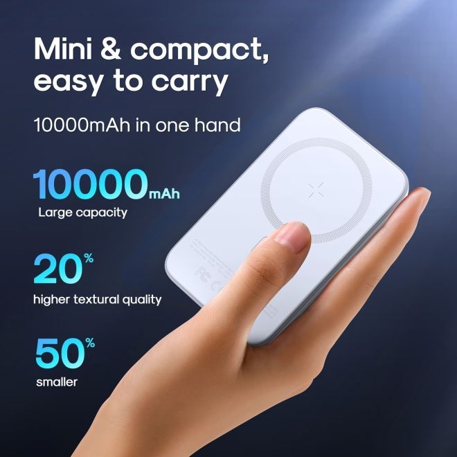 Produktbild Joyroom Mini Magnetic (10000 mAh, 20 W, 15 Wh)