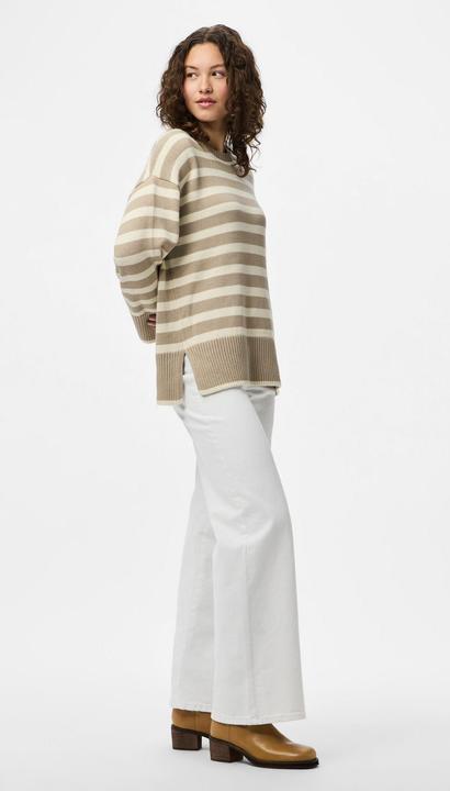 Image du produit Pieces Pcava Ls O-Neck Slit Knit Noos (XL)