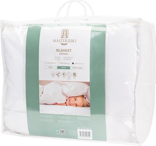 Productafbeelding Domoletti Blanket Masterjero Natural Luxury WARM, 200x220 cm, white (220 x 200 cm)