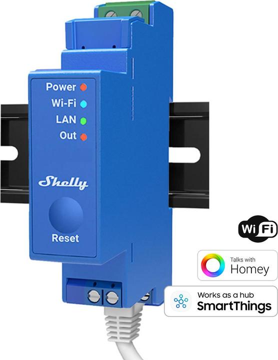 Actual product image Shelly Pro 1 (Switch actuator)