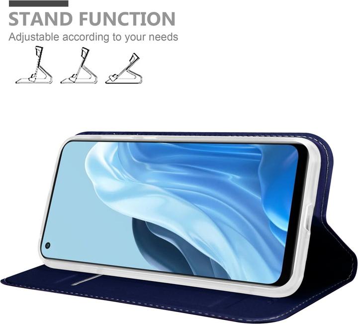 Actual product image Cadorabo Classy Book Case for Oppo FIND X5 LITE / Reno7 5G (Oppo Find X5 Lite, OPPO Reno7 Z 5G)