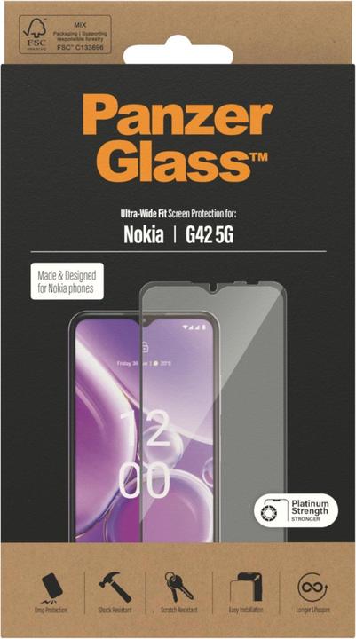 Actual product image PanzerGlass Ultra-Wide Fit (1 Piece, Nokia G42)