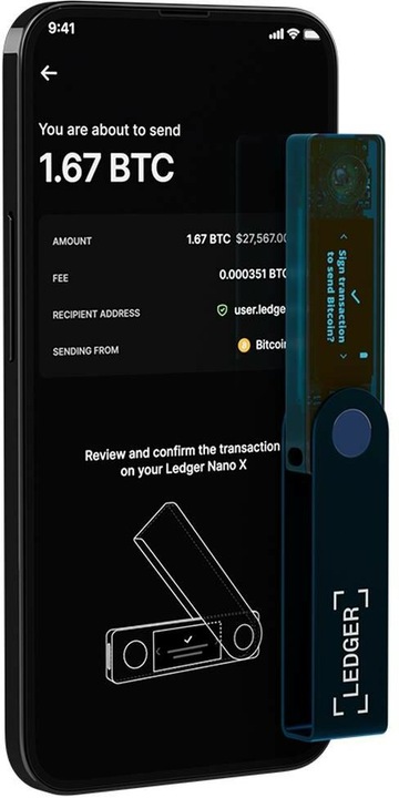 Produktbild Ledger Nano X - Sapphire Blue (Bitcoin, Ethereum Classic, Weitere)
