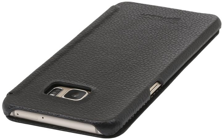 Image du produit StilGut Book Type Case sans clip pour S6 Edge+, noir (Samsung Galaxy S6 Edge+)