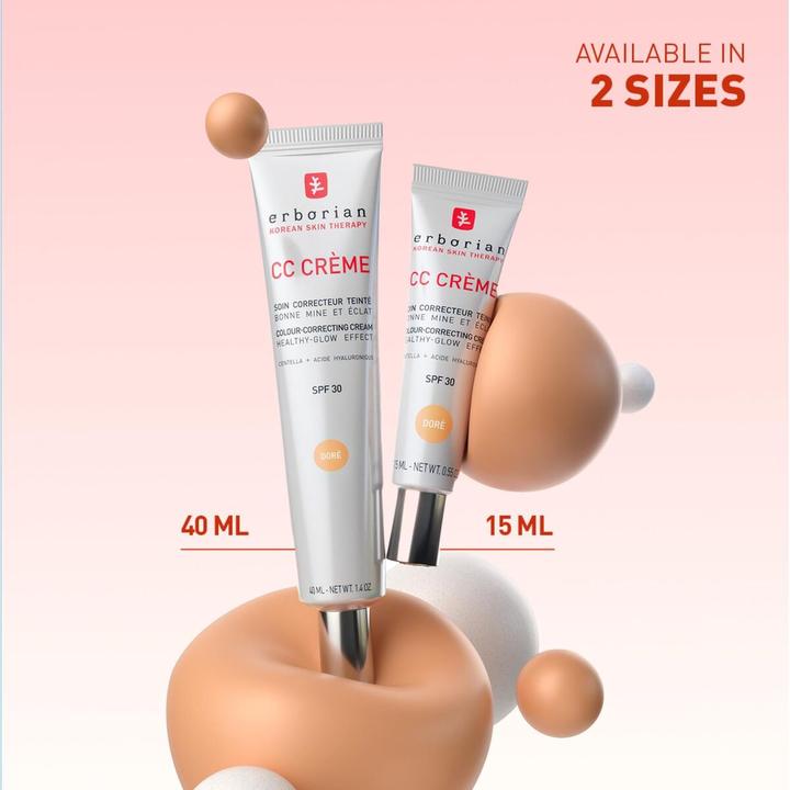 Actual product image Erborian Cc Cream (Dore, Doré, Golden, 40 ml)