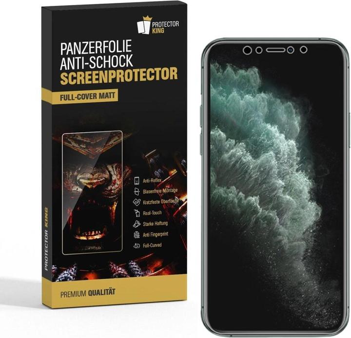Actual product image Protectorking 1x Panzerfolie Anti-Shock Full Cover matt (1 pcs., Apple iPhone 11 Pro Max)