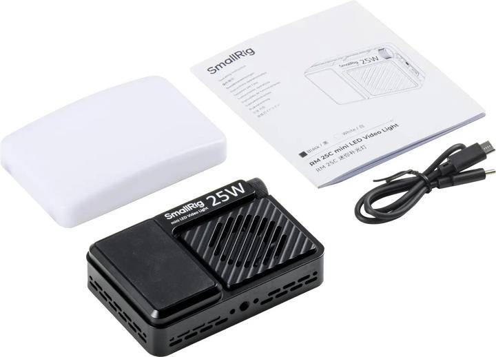 Actual product image SmallRig RM 25C Mini-LED-Videoleuchte, Farbtemperatur Kelvin: 2500 (Video light)