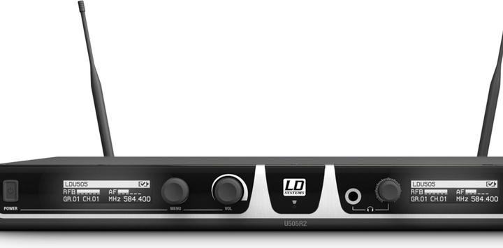 Actual product image LD Systems U505 BPHH 2 Wireless Microphone System