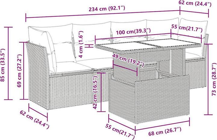Produktbild vidaXL Elio