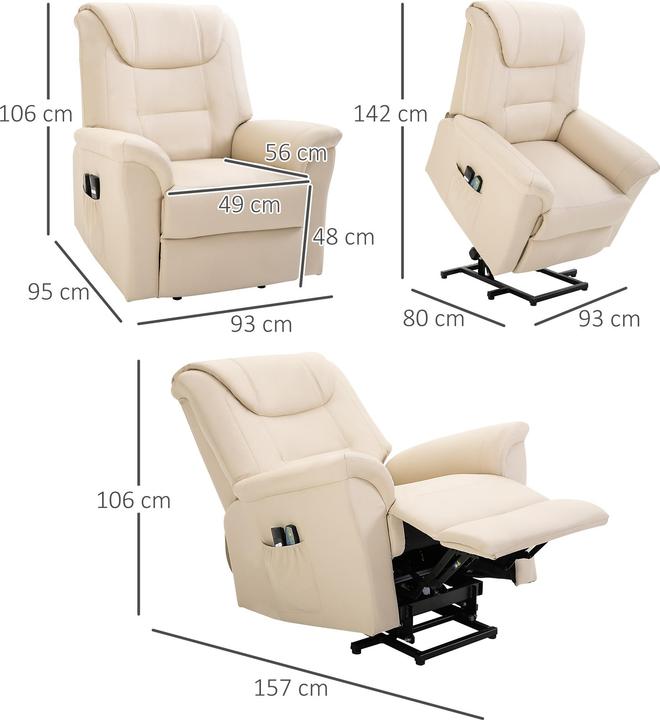 Actual product image Jamb Massage chair with stand-up aid